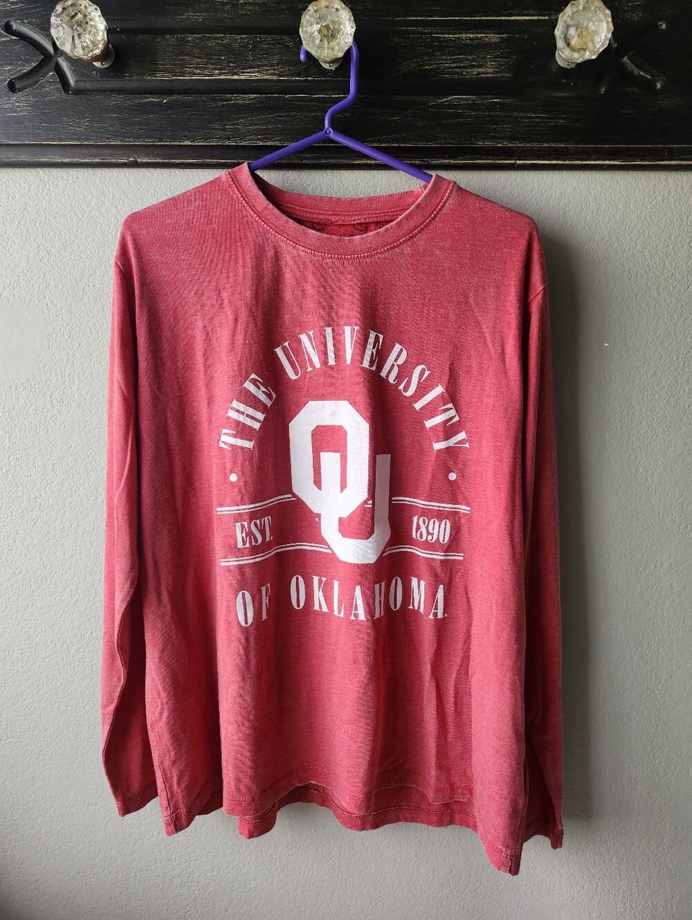 Pressbox Pink Graphic Long Sleeve Tee